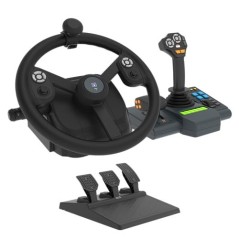 HORI Farming Vehicle Control System - Wheel, Pedals & Control Panel Set for PC - Ultimate Precision & Realism in Farming!
